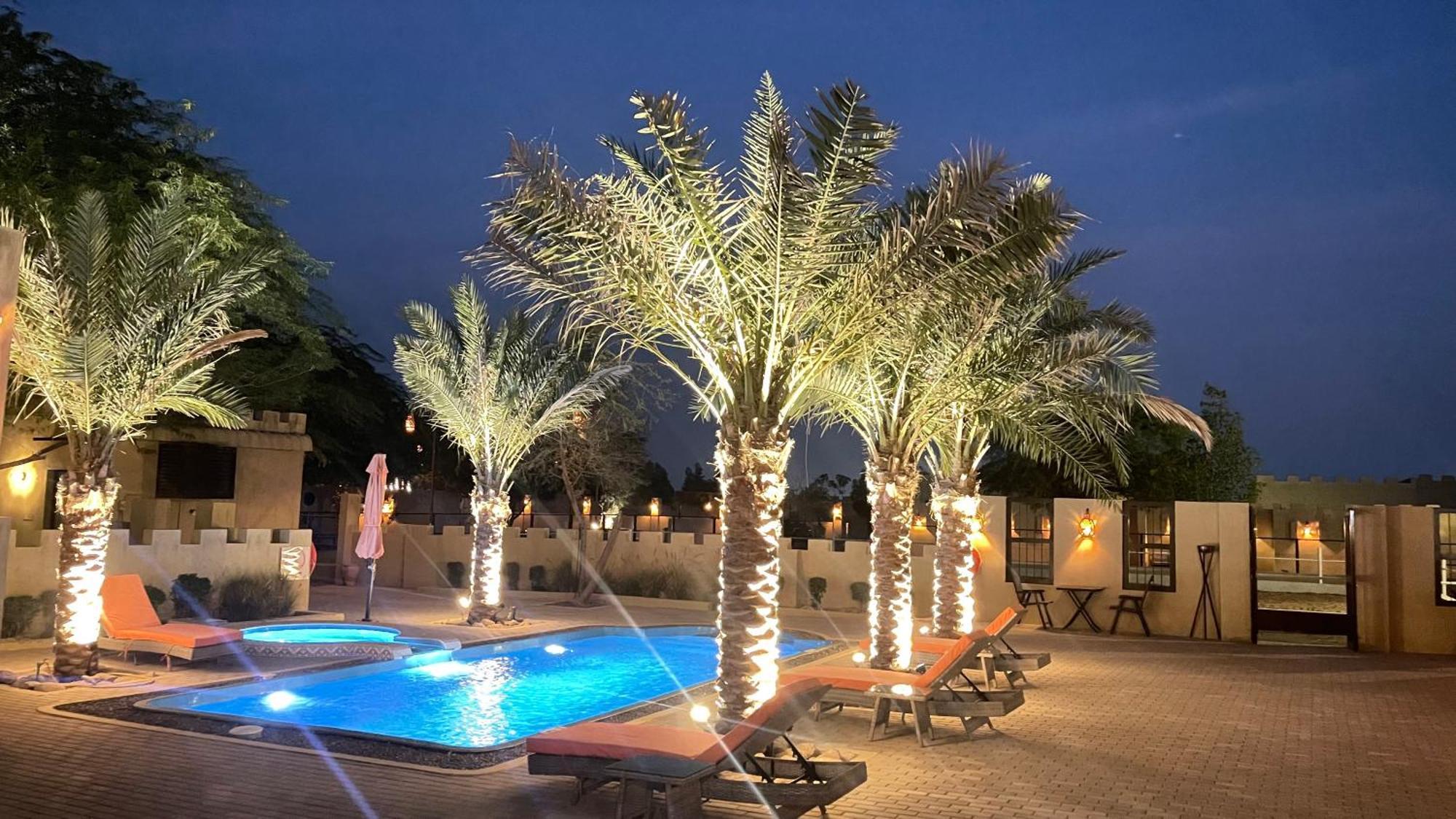 Al Bait Resort With Private Swimming Pools -Hrs Stables Al Hamraniyah Exteriör bild